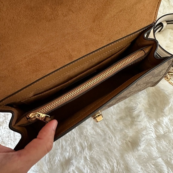 Coach Tilly Satchel 23 In Signature Crossbody Handbag Satchel - Picture 10 of 16